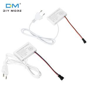 diymore Input AC 90-250V Output DC 12V 1A 12W Infinitely Dimmable Touch Sensor Switch LED Driver All-in-One Sensor Power Supply Monochrome Tricolor