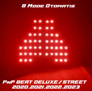 Lampu Running Beat Deluxe 2020-2023 kedap Kedip 8 mode otomatis