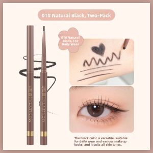 MONLEYTA | Fine Tip Highlighting Eyeliner Pen Brown 2 Pieces