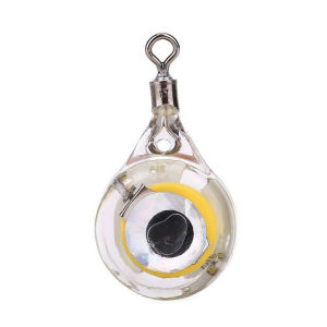 LED Lure Trap Light for Fishing with Eye Design Bright Luminous Bait Lamp Suitable for Night and Deep Sea Fishing
