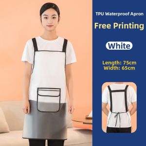 WEICAIDIE | TPU Soft Plastic Waterproof & Oil-Resistant Kitchen Apron