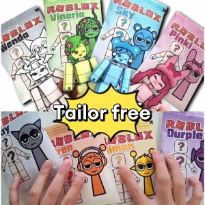 No-cut Sprunki Rhythm Box DIY Dress-up Toys Sprunki Blind Bag Decompression Fun Toys Reusable