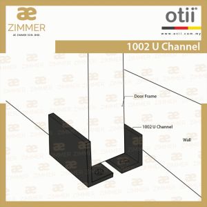 AE Zimmer Otii PVC Bracket 1002 U Channel_Black (11736) & White (11737) PVC 支架 1002 U 型槽_黑色 (11736) & 白色 (11737)-2pcs/pack