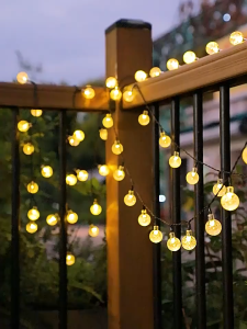 ไฟตกแต่งเซลล์แสงอาทิตย์ แฟลชตกแต่งสวน ไฟตกแต่ง ยาว22/12/5M ไฟประดับตกแต่งโซล่าเซลล์ เปิดปิดอัตโนมัติ ไฟลูกแก้ว 8โหมด ไฟเส้นอั กันน้ำIP65 เส้นหนาทนทาน ไฟแต่งสวนโซล่า ไฟแต่งสวน solar คริสต์มาส ปาร์ตี้ ไฟโซล่าเซลล์ ไฟปีใหม่