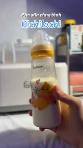 Bình sữa PPSU cổ hẹp cao cấp Kichilachi cho bé 80ml 150ml 250ml