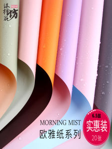 Double-Color Floral Design Wrapping Paper for Flower Shops Bouquet Packaging DIY Material  Flowers Artistic Arrangement