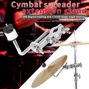 IRIN | Cymbal Extension Bracket Adjustable Metal Boom Arm Clamp Holder Drum Hardware Accessories for Assembly Stage Performance