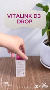 Dung Dịch Nhỏ Giọt Vitalink D3 Drop Bổ Sung Vitamin D3 Hỗ Trợ Xương Chắc Khỏe cho trẻ từ 1 tuổi