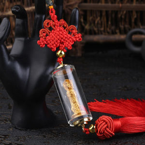 Buddha Statue Car Hanging Ornament Guanyin Automobile Interior Decoration for Men And Women Lucky Charm Rearview Mirror Decor