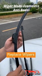 Wiper Frameless Mobil Universal Cocok Semua Tipe Mobil Sepasang 2 PCS