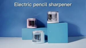 Tenwin New Two-hole Electric Automatic Pencil Sharpener Switch Pencil Sharpener Home Office School Supplies Stationery Art