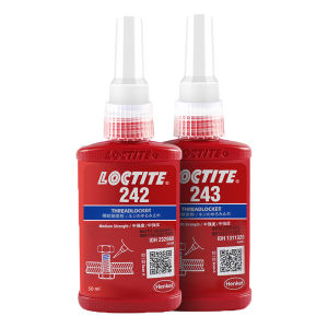 【100% genuine New style】Loctite 243 screw glue for fastening and anti loosening Loctite 241 242 262 263 222 272 277 290 271 thread locking adhesive motorcycle watch low medium high strength high-temperature resistant anaerobic glue 50ML