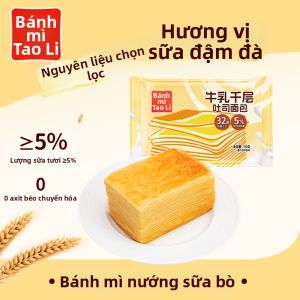 taoli | Bánh Mì Sữa Nướng Bữa Sáng Món Ăn Nhanh Đồ Ăn Vặt