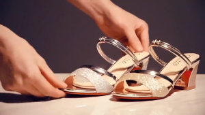 Women Pointed Block Thick Heels Sandals Korean sandals