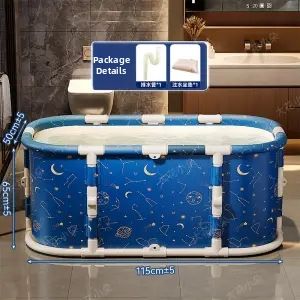 New No-assembly Foldable Bath Tub for Adults and Children Long
