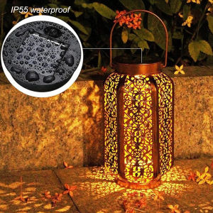2Pcs Solar Lantern Light String Replacement Solar Panels with 30 LED String Light LED Solar Panel Lantern Lid Round Solar Light