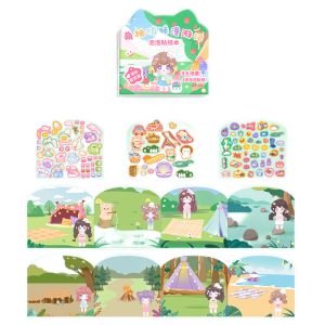 JTL 3D Bubble Sticker Bonanza Cute Pomelo Sisters Girls Craft Book SZ278
