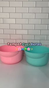 Baskom Cuci Beras Plastik ALEXISH /Tempat Cuci Sayur dan Buah / Waskom Wadah Cuci