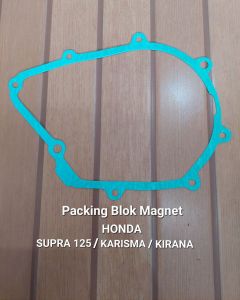 Packing Blok Magnet HONDA/ SUPRA 125/ KARISMA/ KIRANA Per1 pcs