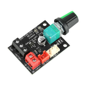 Aideepen | DC 8-24V 5A 4-wire Fan Speed Regulator DC Brushless Motor PWM Controller 0-100% Duty Cycle Adjustable 12V 24V