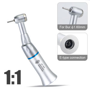 Dental Low Speed Contra Angle Handpiece Push Button E Type to Motor For Bur 1.6mm Drill Dentistry Tools