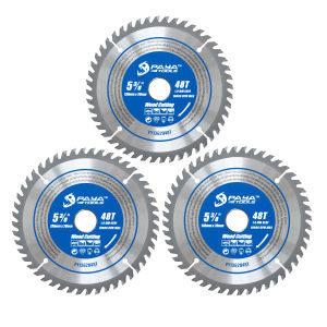 PAYA 5-3/8 Inch 48Teeth Wood Cutting Framing Circular Saw Blade Carbide Tipped 136MM TCT Saw Blade for Plywood MDF OSB Laminated