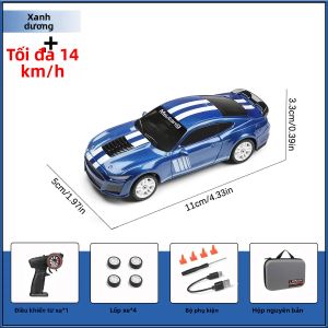 Xe Điều Khiển Từ Xa Wltoys K4308 1/43 Mini RC 4WD Xe Drift Tốc Độ 14KM/H Điều Khiển Điện Đồ Chơi Xe Đua Drift Với Con Quay Hồi Chuyển Phụ Trợ