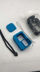 Silicone Case for GoPro Hero 11 / 10 / 9 + Lens Cover & Lanyard Casing Cover Silikon