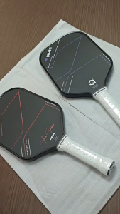 RPM 02 16MM ELONGATED pickleball paddle CarbonBite frosted carbon fiber racket with high friction surface strengthening and upward rotation