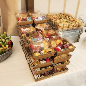 10/20Pcs Cake Dessert Donut Decoration Box Kraft Paper Cookie Bakery Food Sandwich Packing Box Wedding Birthday Party Supplies