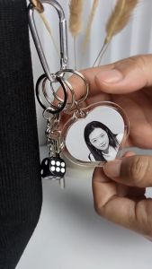 GANTUNGAN KUNCI - KEYSCHAIN - GANCI COUPLE HITAM/PINK - GANCI SKENA