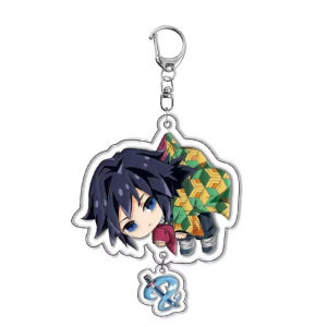 Bandai | for Demon Slayer Anime Peripheral Shinobu Kocho Inosuke Nezuko Tanjirou Acrylic KeyChain Cute Gift Ornament Decoration Pendant