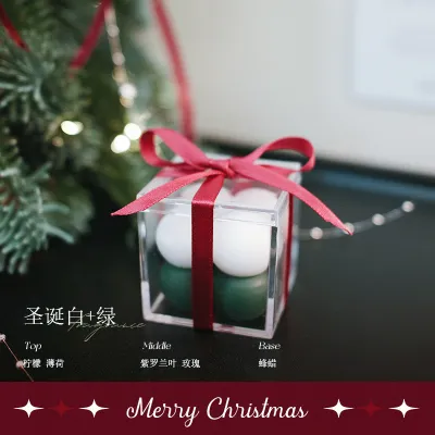 Scented Dual Color Candle Set Home Decor Gift
