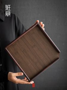 Bian Yi Puer Tea Opening Tea Tray Bamboo Drawer Style Tea Ceremony Accessories Single Layer Tea Cake Rack Tea Warehouse