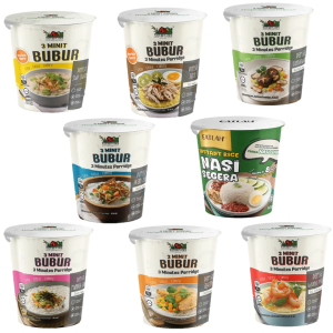 NATURE  S OWN INSTANT PORRIDGE - [ MUSHROOM  40G\ CHICKEN 40G \ SOTO 40G \ ANCHOVY 40G \ BONE SOUP 40G \ SEAWEED 40G \ SPICY SHRIMP 40G \ NASI LEMAK 90G ]