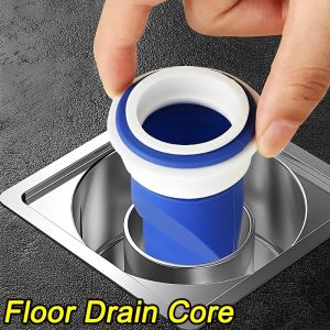 Silicone Floor Drain Anti Odor Bathroom Washing Machine Sewer Pipe Round Inner Core Anti-Insect Proof Backflow Filter