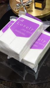 Bông Tẩy Trang Cao Cấp Alucos Lovely Gói 210 Miếng Mềm Mịn Bông Tẩy Trang Alucos