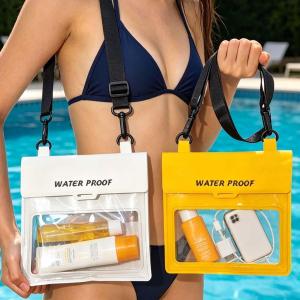 Waterproof Swimming Bag / Large Capacity Storage Phone Case with Touch Screen / Underwater Shoulder Phone Pocket / for Swimming Drifting Diving