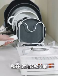 *SG Stock* SS201 Expandable Pans Storage Rack Retractable Pots Lids Storage Rack Adjustable Cabinet Organizer Rack Under Sink Organizer Rack Kitchenware Dividers Holder for Baking Plate Baking Tray Plates Cutting Boards Muffin Tins Baking Sheets