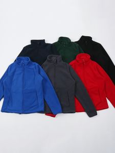 Export Outdoor Sports Double-Sided Polar Fleece Jacket Autumn and Winter Stand-up Collar Thermal Cardigan Fleece Top Shell Jacket Liner