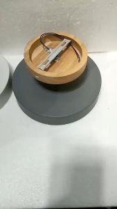LED Ceiling Light Nordic Modern Design Tri Color Round Ceiling Lights Simple Macaron Wood Ceiling Lamp For Bedroom Living Room Balcony Bar Restaurant Cafe Dinning Room Kitchen Corridor Aisle Home Decor Ceiling Lighting