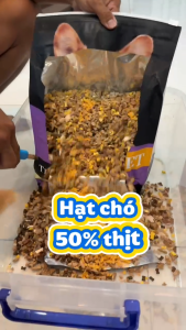 [ Túi 25kg ] Thức ăn hạt cho chó S2 PET T1 50% thịt tươi hỗ trợ tăng cân cho chó - Mèo Trên Mây Petshop