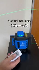 AKAIDO 4D 16 Line Green Automatic Laser Level AALL16G 360 Rotation Measuring Leveling Precision Adjustable Heavy Duty