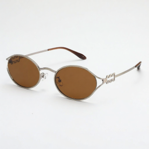 BEIYOU | Vintage Style Oval Sunglasses UV Protection