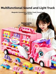 BEI JESS | Sound and Light Effect Cargo Car Toy
