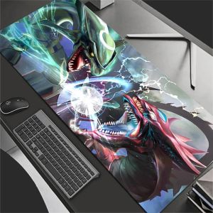 Bandai | Mouse Pad Large XXL PC Desk Mat Gamer Office Carpet Keyboard Table Gaming Accessories P-Pokemons Rayquaza Mousepad