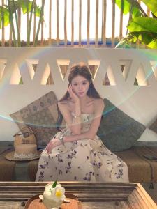 Elegant Floral Embellished Off-Shoulder A-Line Dress Pristine Polyester Fabric All-Season Solid Color Birthday Celebration Dress