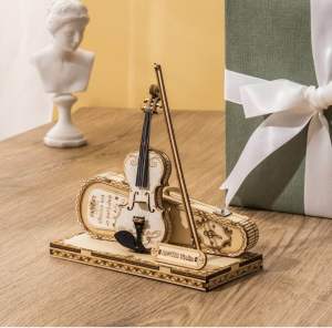 ROKR Violin Capriccio Model 3D Wooden Puzzle TG604K