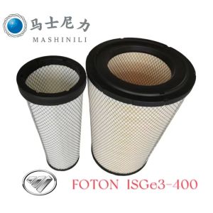 รุ่นรถที่ใช้งานได้：FOTON AUmanAir Filter เข้ากันได้กับ Foton EST Super Energy Edition ไส้กรองอากาศใหม่โอมาน GTL400 460 กรวยกรองกรองอากาศ