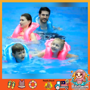 BIBISWIM ChildrenS Inflatable Jacket Floating Ring Kids Safety Life Swimming Vest Floating Swimsuit